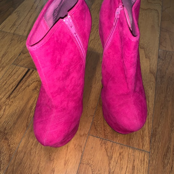 Pink platform bootie - Picture 2 of 4